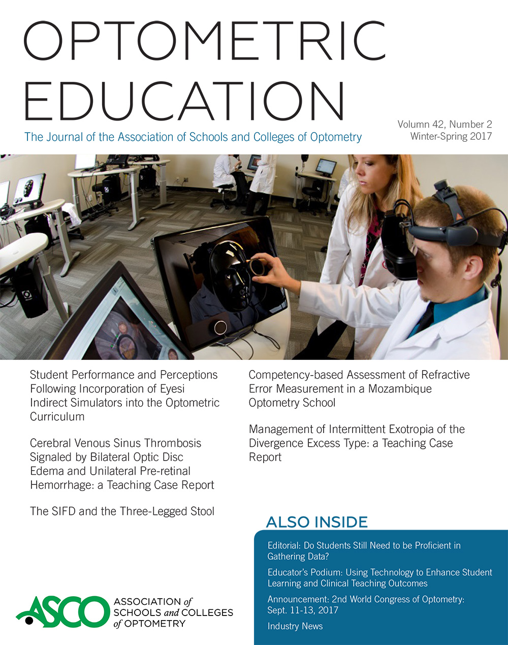 The Journal of Optometric Education.